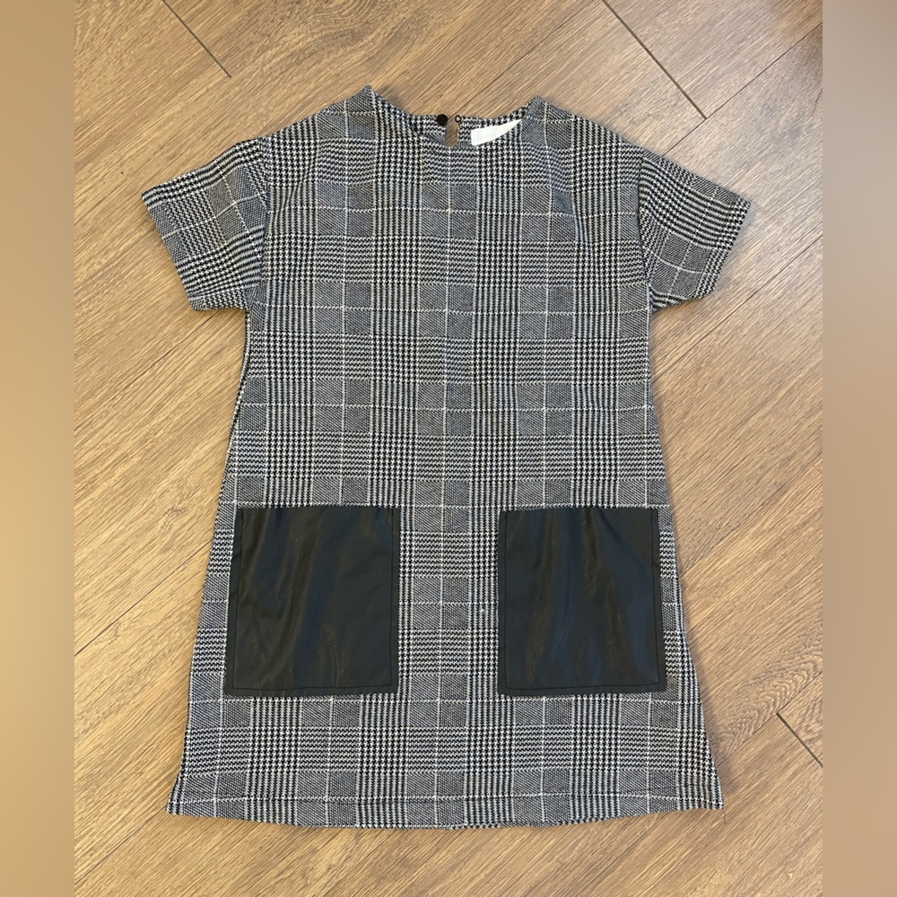 ZARA girls plaid dress size 8
